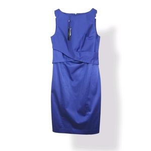 Holiday Talbots Tefatte Bluish purple Sheath Dress
